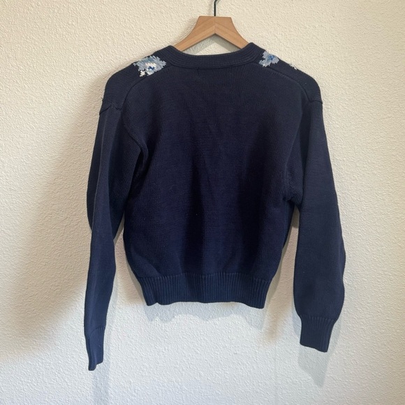 VTG 90's JH Collection Womens Petite Small Floral Cardigan Knit Grannycore Boho - Picture 6 of 7